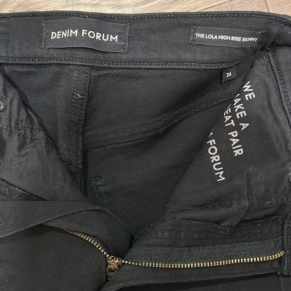 DENIM FORUM LOLA HIGH RISE SKINNY - Picture 2 of 8